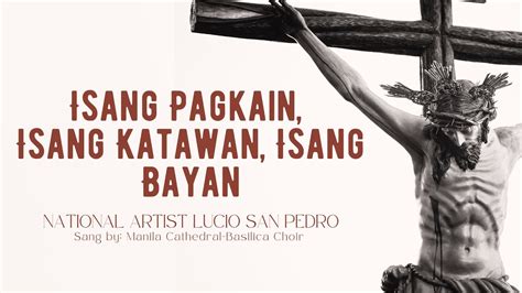iisang panginoon iisang katawan lyrics|ISANG PAGKAIN, ISANG KATAWAN, ISANG BAYAN by Lucio .